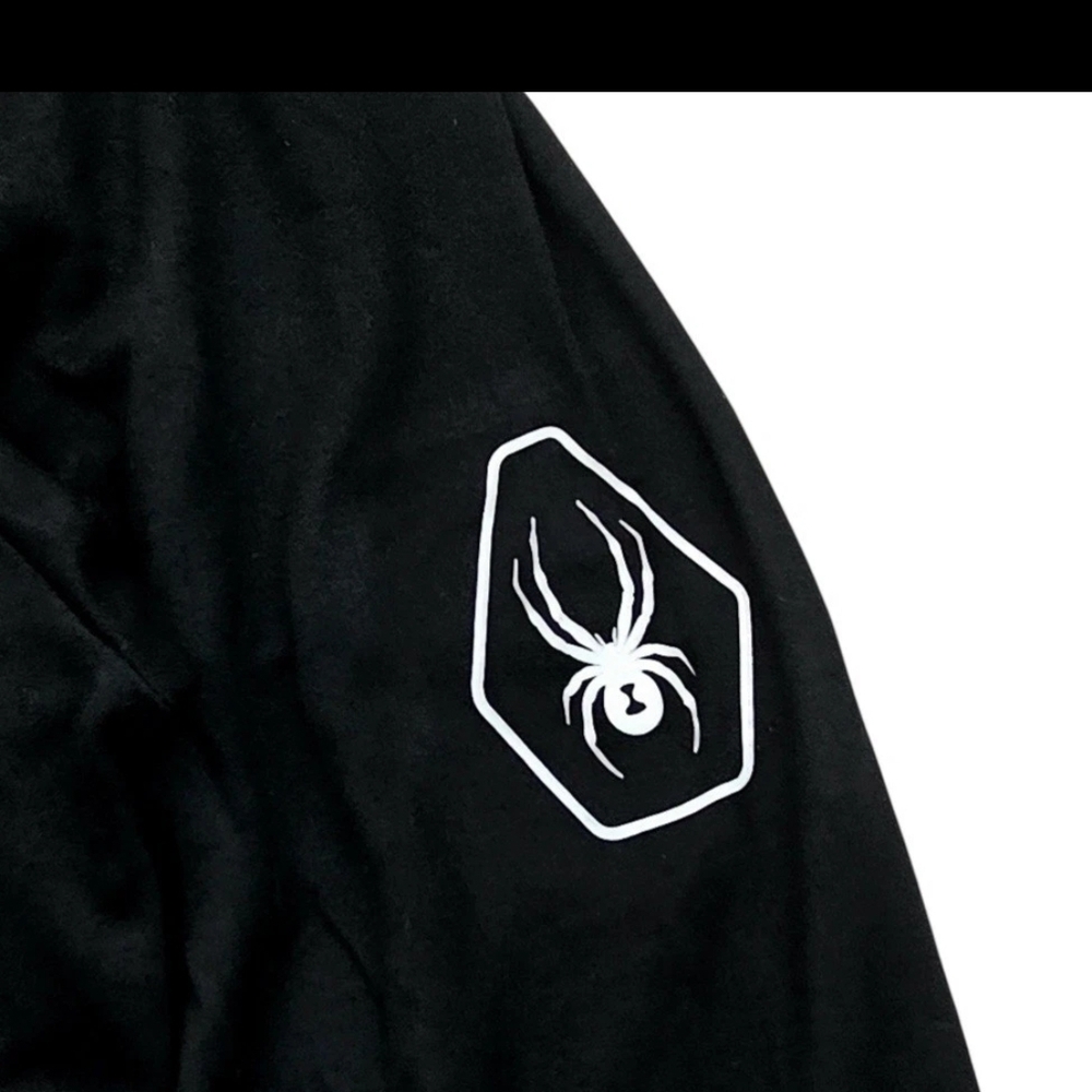 Spyder Men's Black Hoodie with Logo - Picture 2 of 5